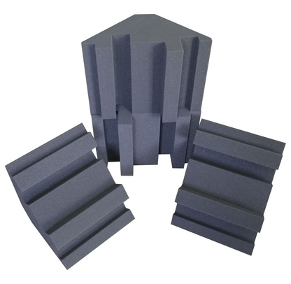 Studio pack acoustic treatment kit with 4x bass traps and 24x acoustic panels