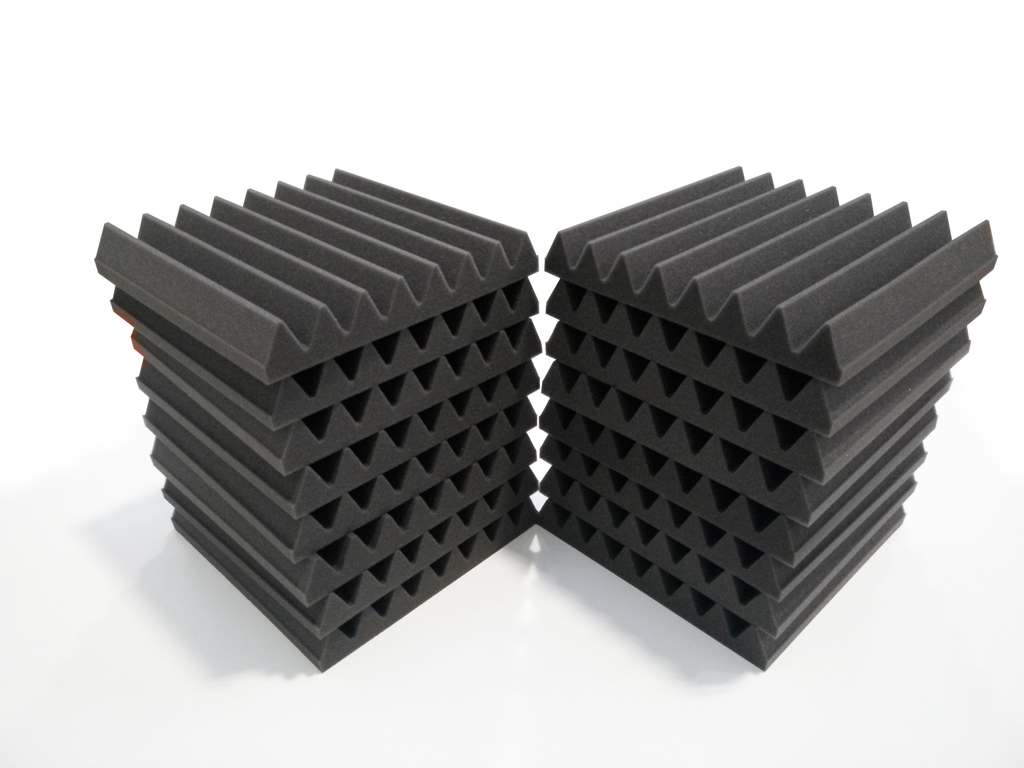 24 Pack Pro-coustix Ultraflex Wedge acoustic foam tiles 300x300mm Dark Grey