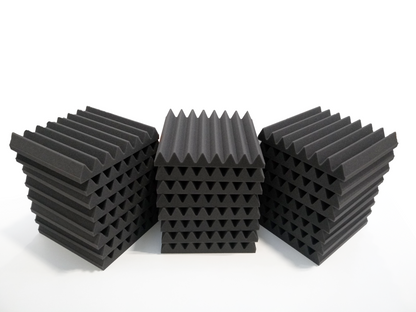 48 Pack Pro-coustix Ultraflex Wedge acoustic foam tiles 300x300mm