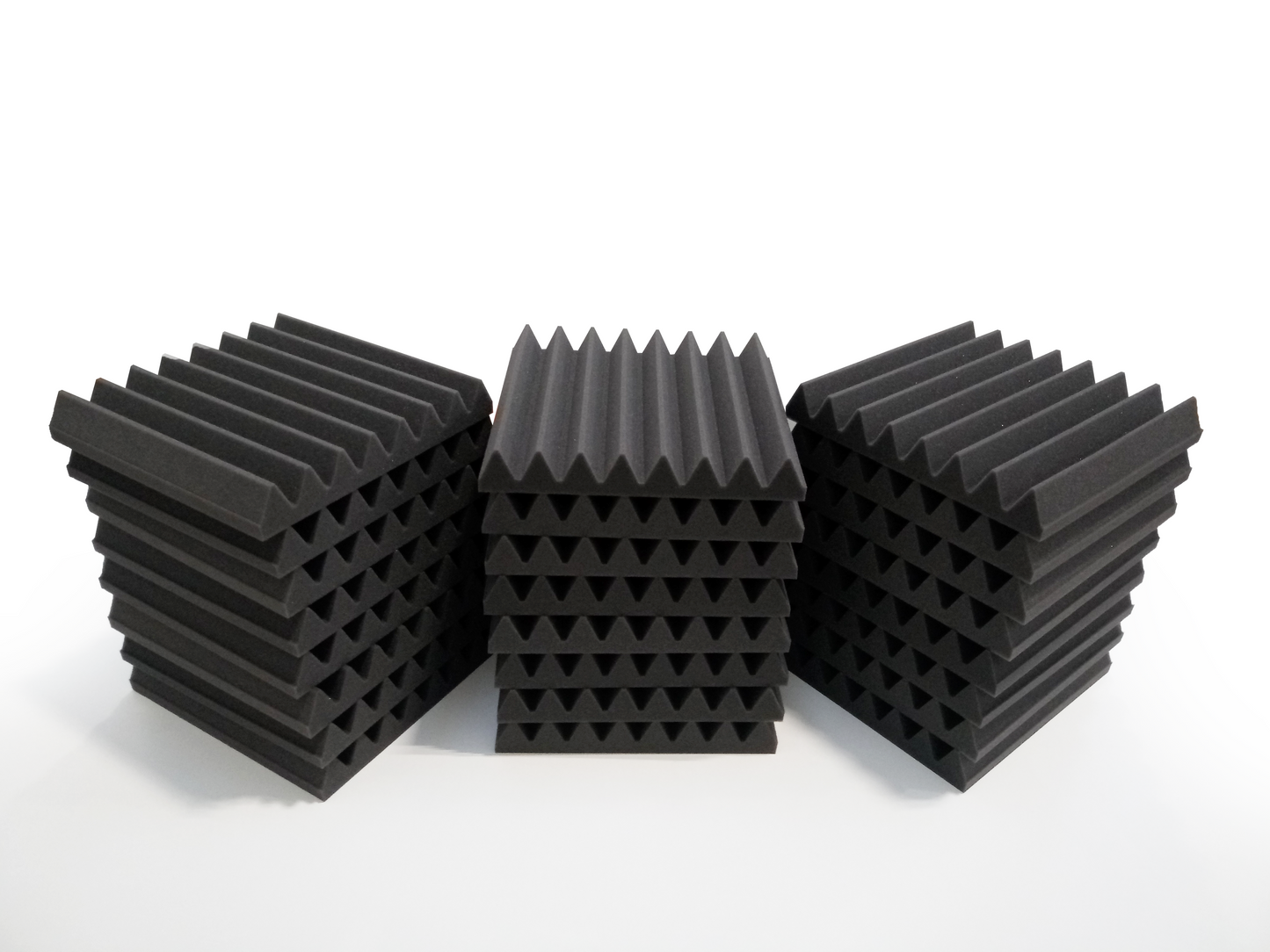 24 Pack Pro-coustix Ultraflex Wedge acoustic foam tiles 300x300mm Dark Grey