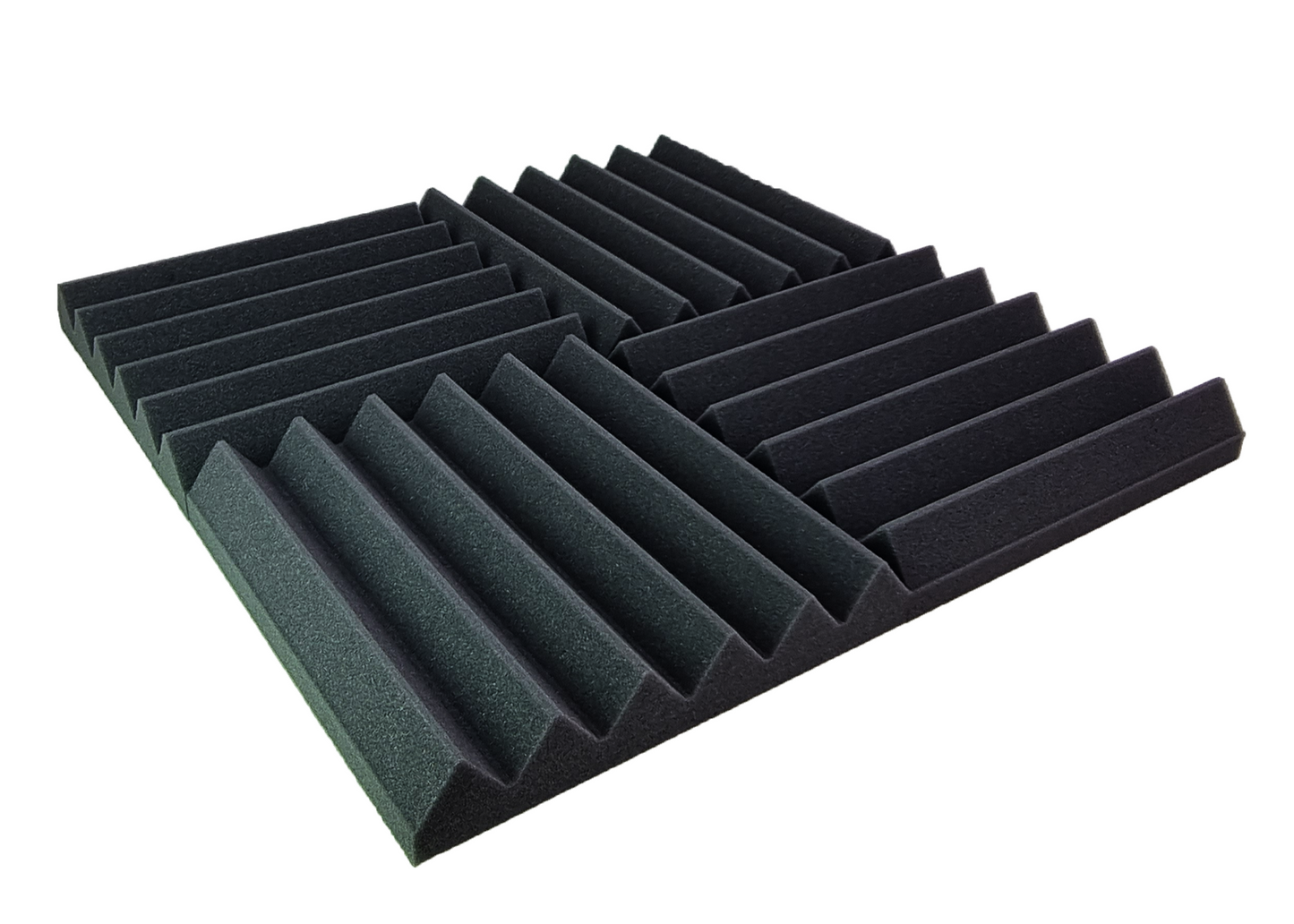 20x Pro-coustix Ultraflex Pro Wedge Advanced Technical Acoustic Treatment Foam Dark Grey 300x300mm