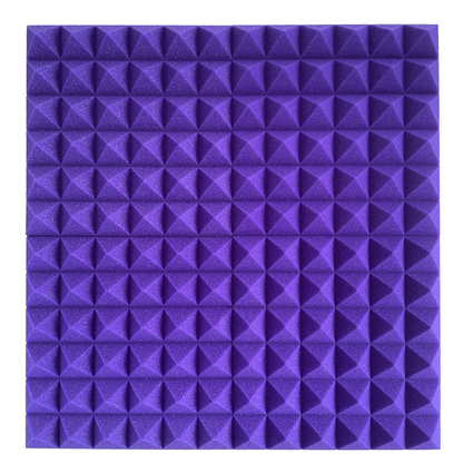 Pro-coustix Ultraflex Pyramid Acoustic Treatment Panels Purple (20x)